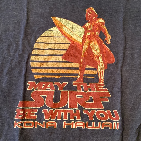 Surfboard Darth Vader t-shirt, Kona - Picture 4 of 6